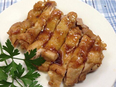 メイプル風味de照り焼きチキン♪